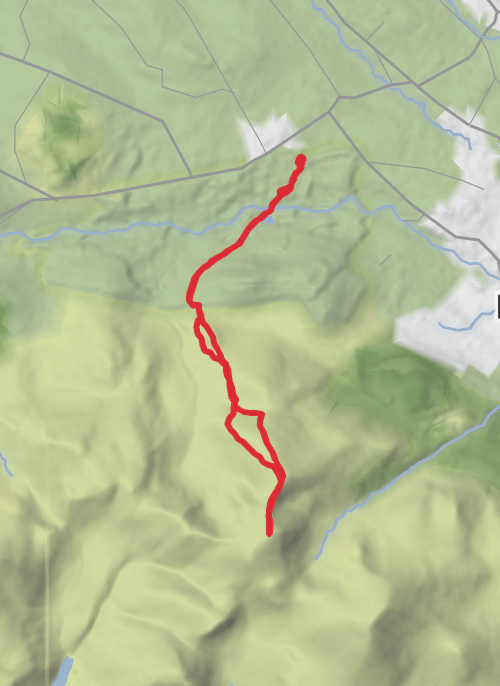 County Down Hiking mobile static map