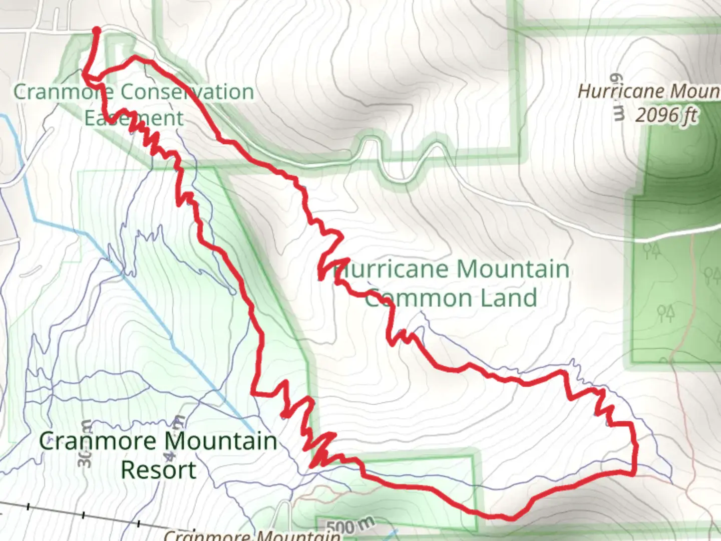 An image depicting the trail Kettle Ridge Trail via Red Trail and its surrounding area.