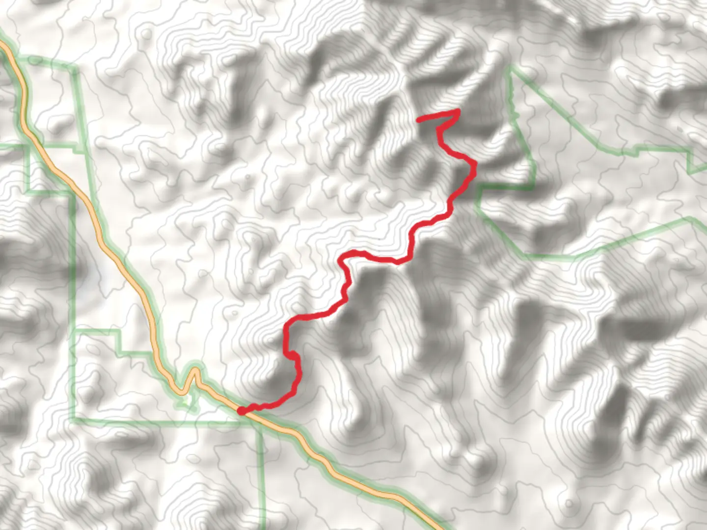 An image depicting the trail Mount Jenkins via Pacific Crest Trail and its surrounding area.