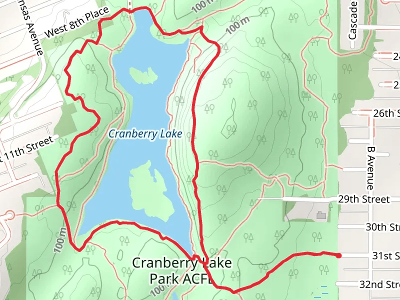 Cranberry Lake Loop from 31st Street