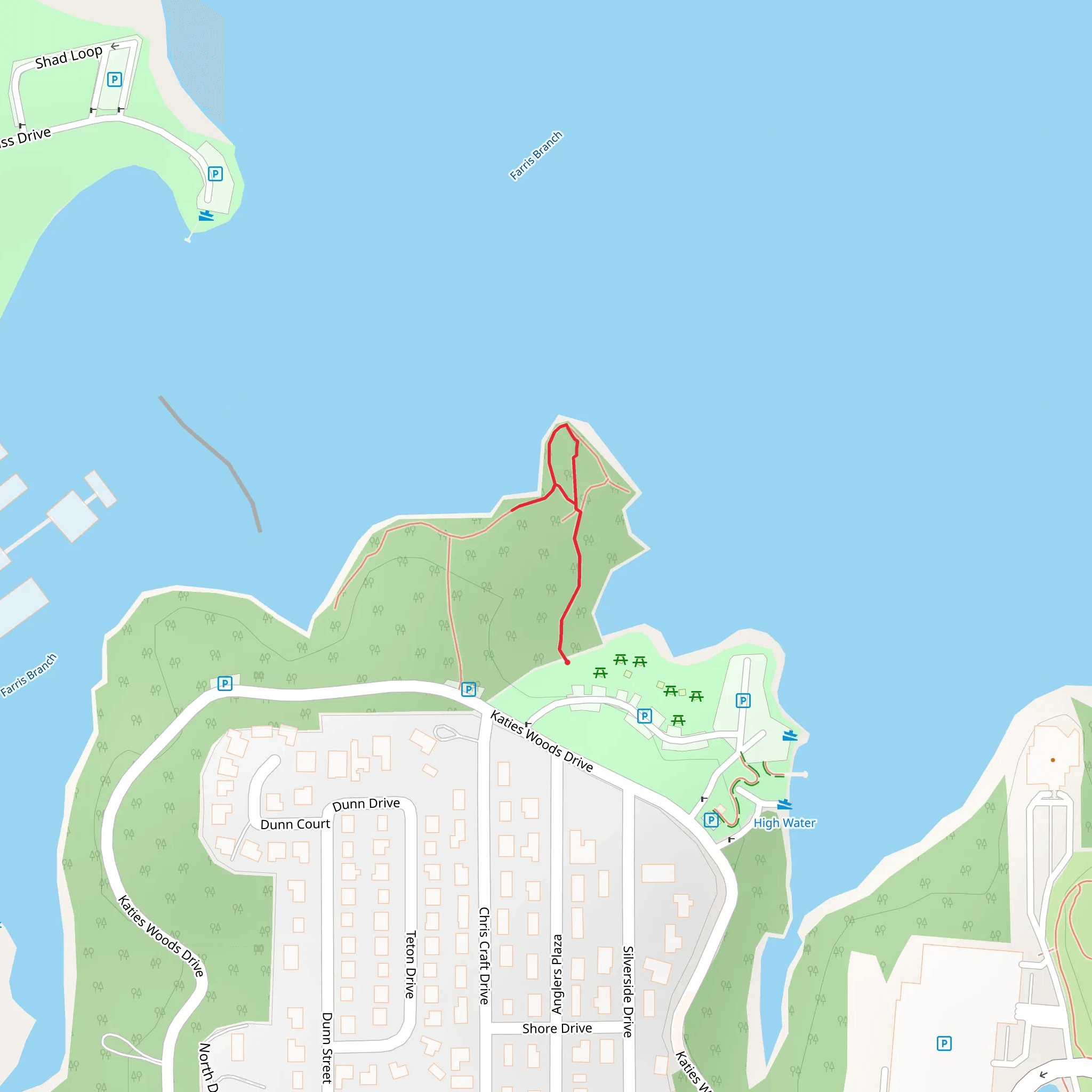 Katies Woods Drive mobile static map