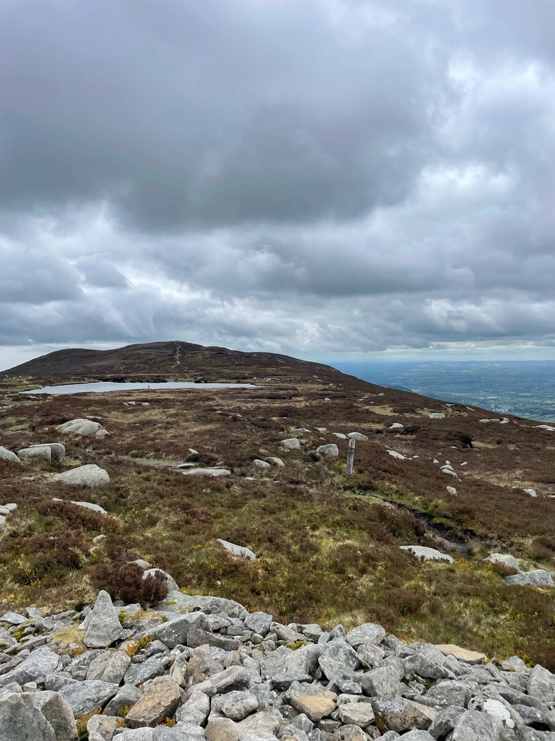 An image depicting the trail Slieve Gullion and its surrounding area.