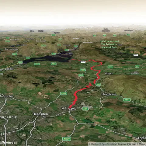 Craigallian Loch, Garadhban Forest and Balmaha