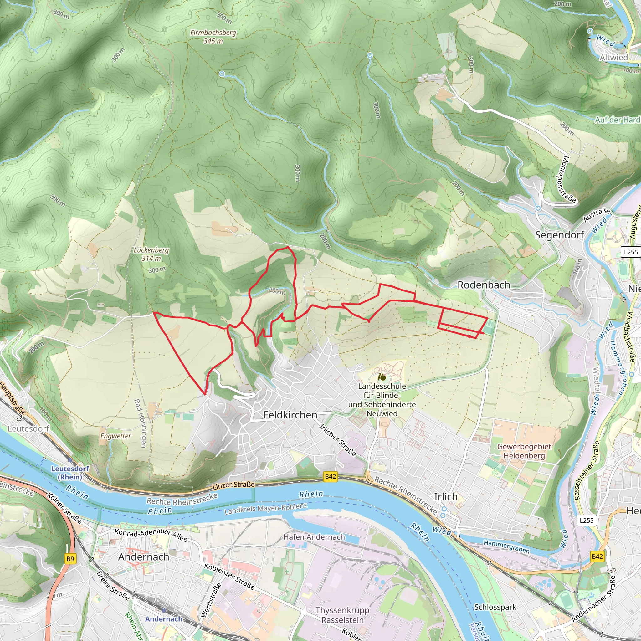 Deichstadtweg mobile static map