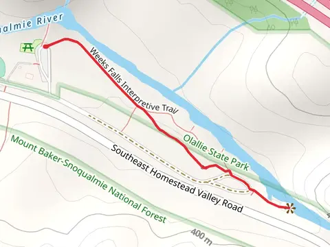 Weeks Falls Interpretive Trail