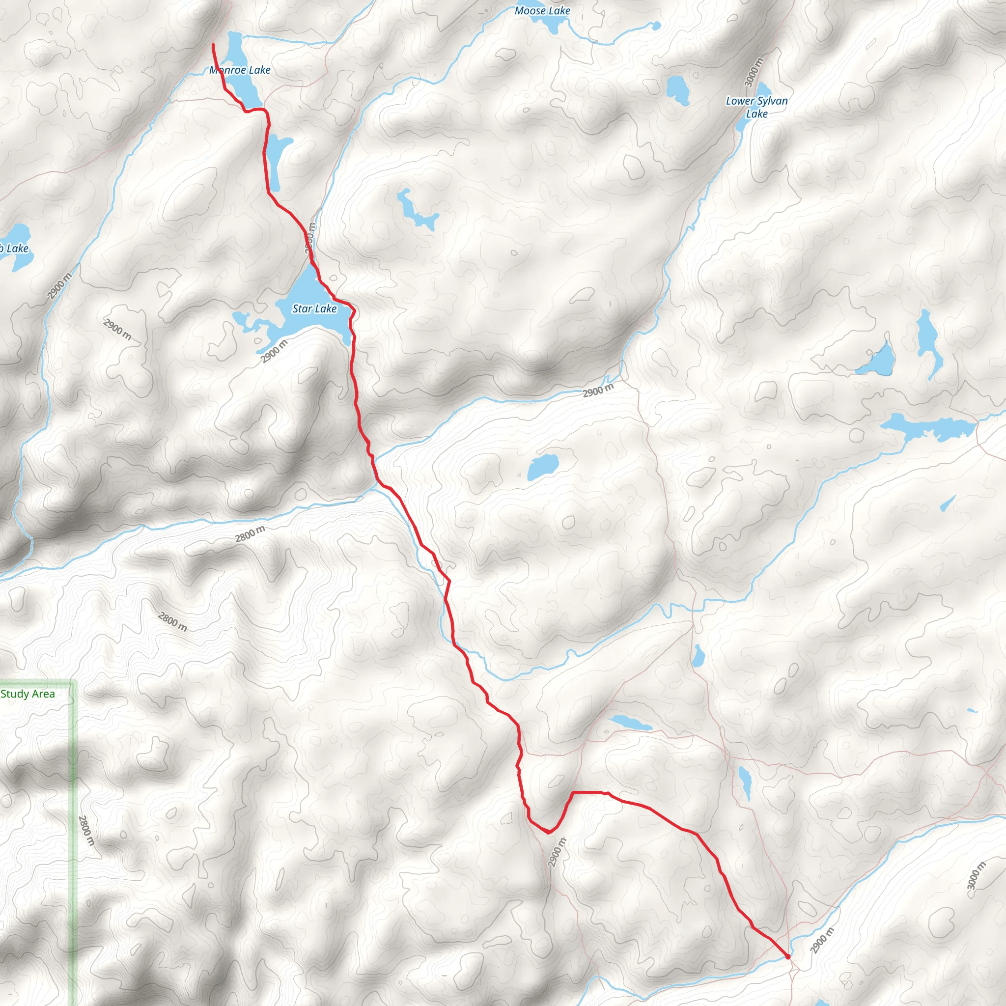 Lowline Trail mobile static map
