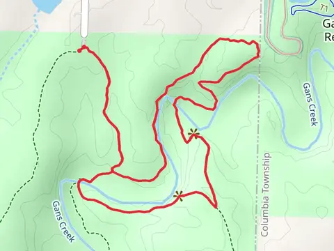Gans Creek Wild Area Loop Trail - Short