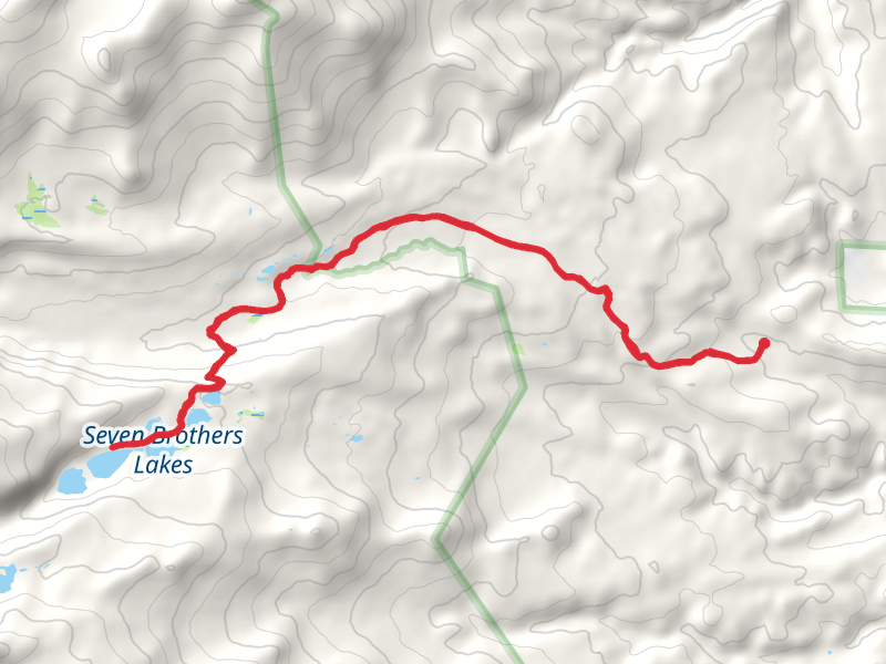 Soldier Park Trail and Seven Brothers Trail