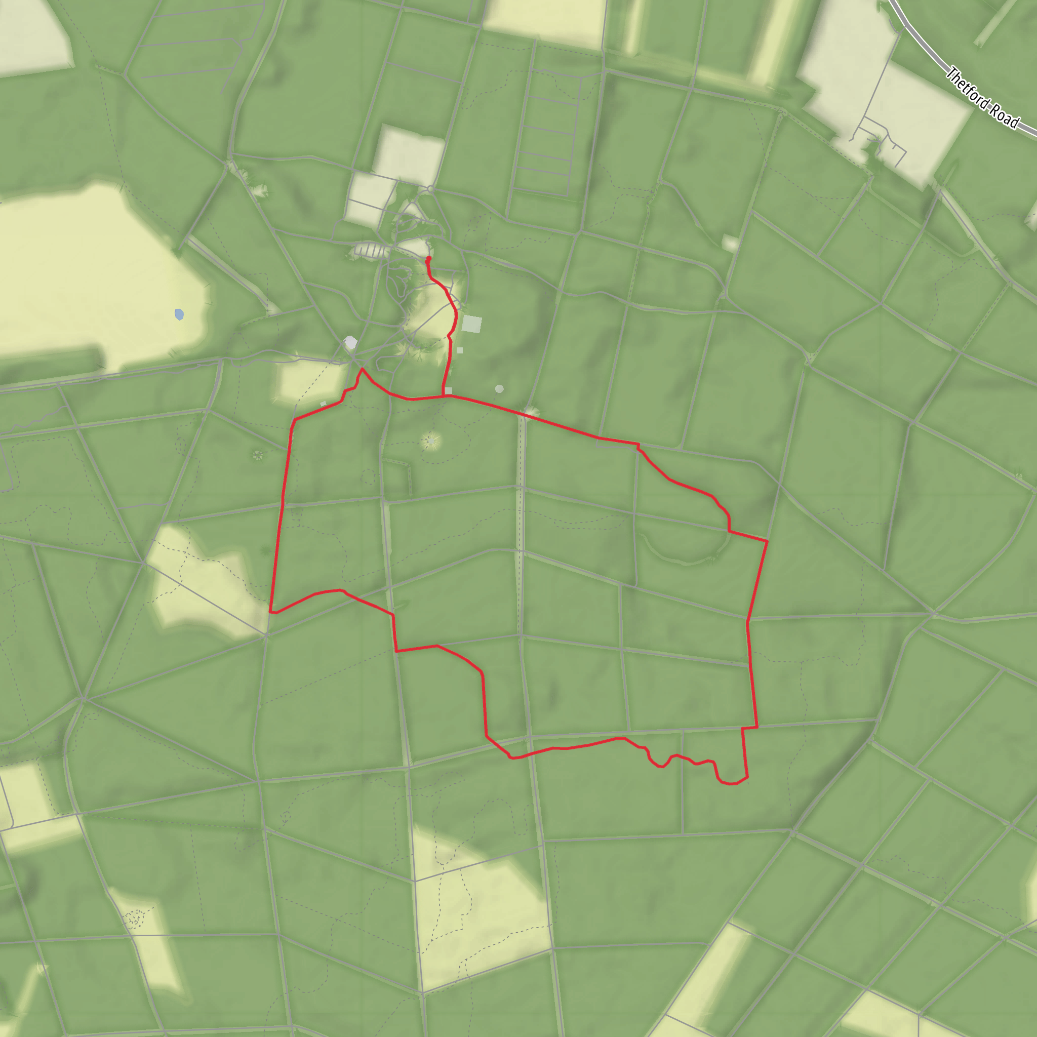 Fir Loop Trail mobile static map