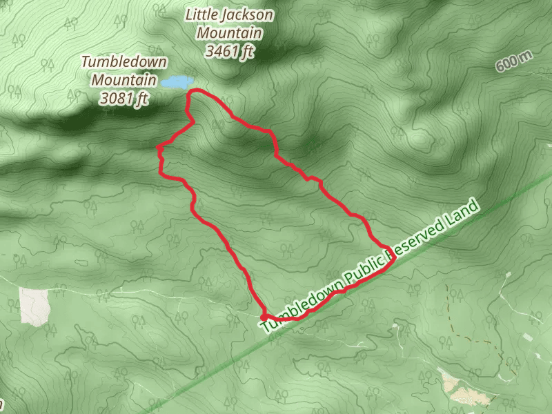 Parker Ridge Trail and Tumbledown Mountain Trail Loop