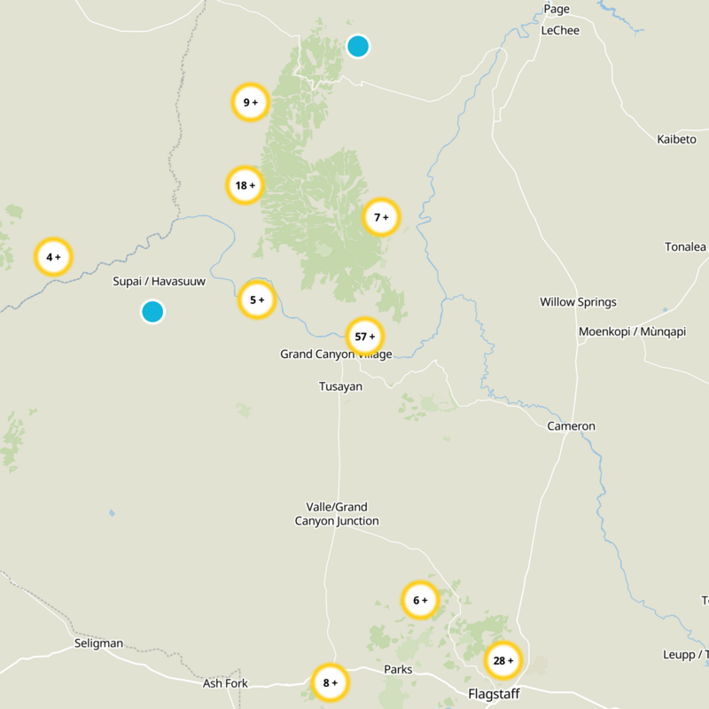 Grand Canyon Village Static Map