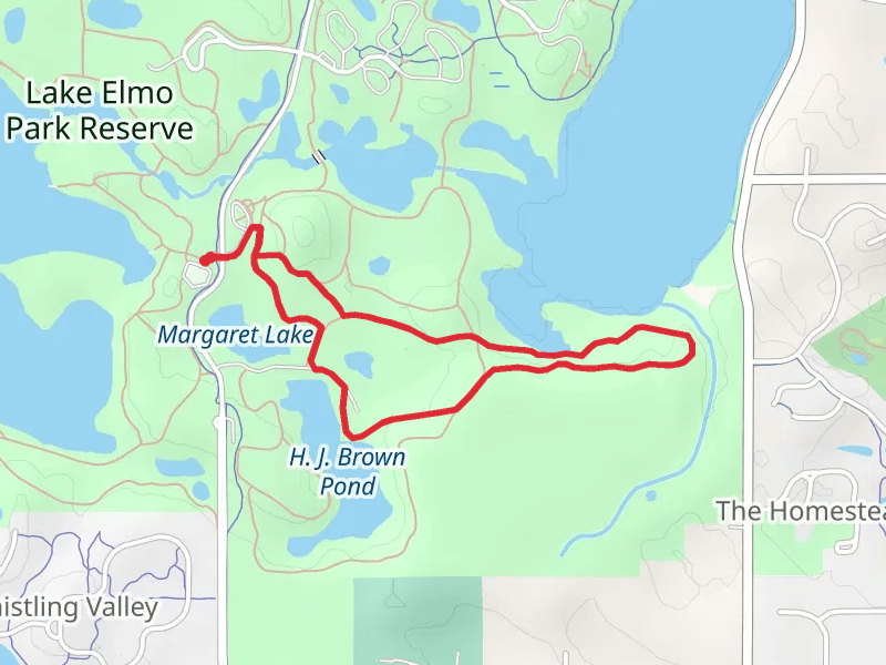 Lake Elmo Trail and Brown's Pond Loop Trail