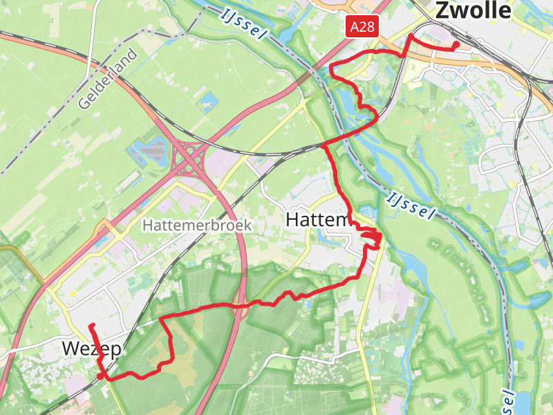 Wezepsche Heide-Zwolle NS wandeling thumbnail