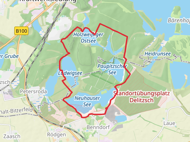 NSG Paupitzscher See Loop - Bitterfeldwolfen