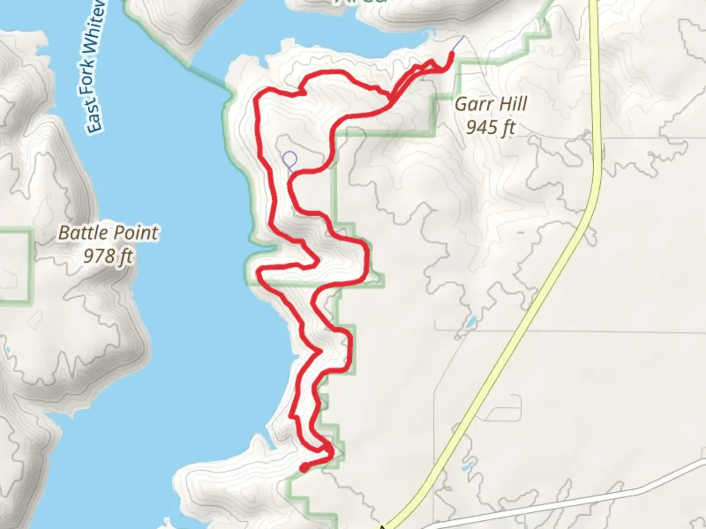 An image depicting the trail Scenic Trail and Woodland Trail Loop and its surrounding area.