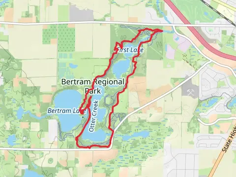 Bertram Lake and Long Lake Loop