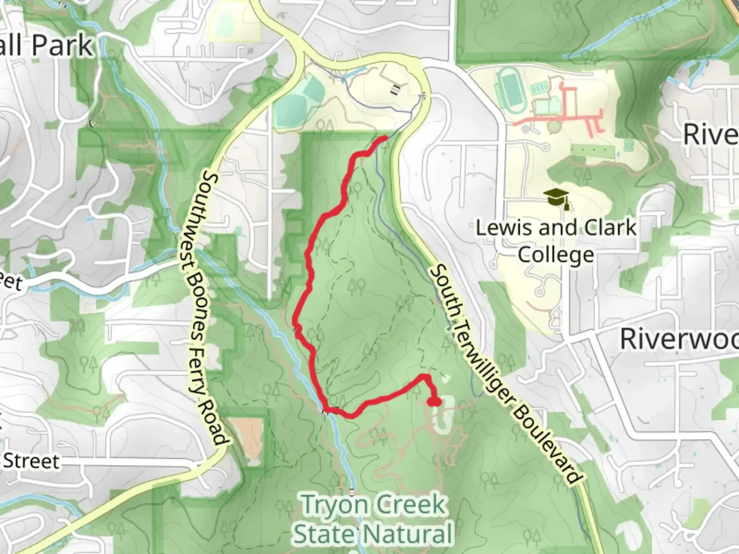 An image depicting the trail Lewis and Clark Trail Out and Back and its surrounding area.