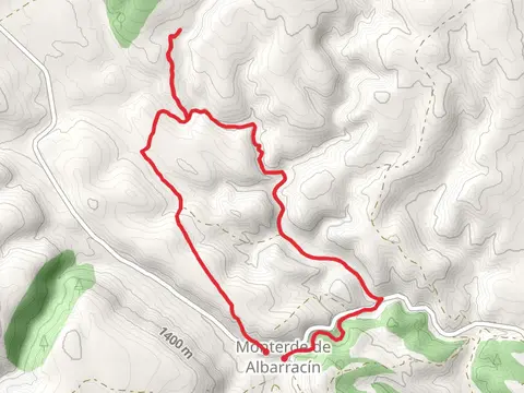 Monterde de Albarracín - Paridera de Chamela PR TE 134