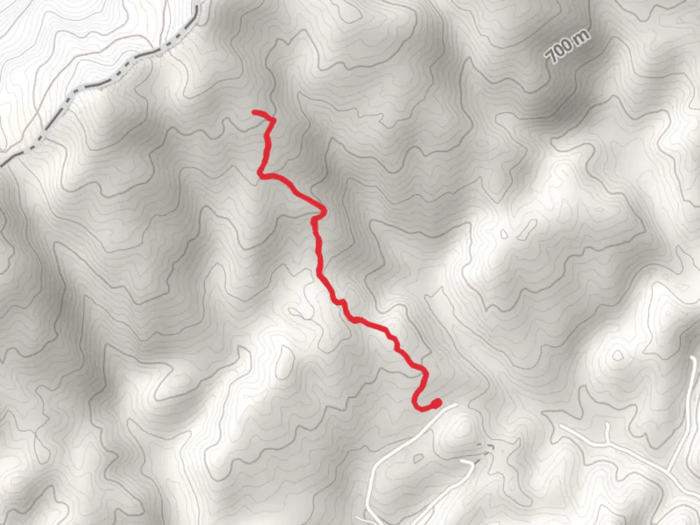 An image depicting the trail Bobs Gap Trail and its surrounding area.