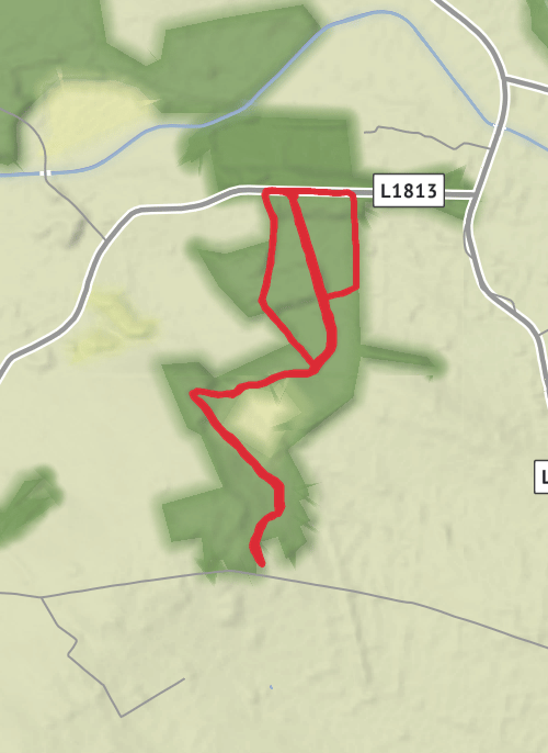 County Roscommon Walking mobile static map