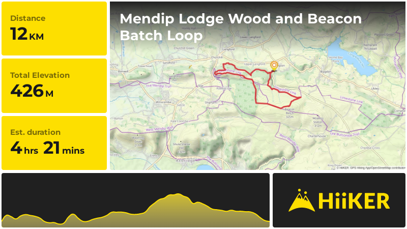 Mendip Lodge Wood and Beacon Batch Loop | North Somerset | England