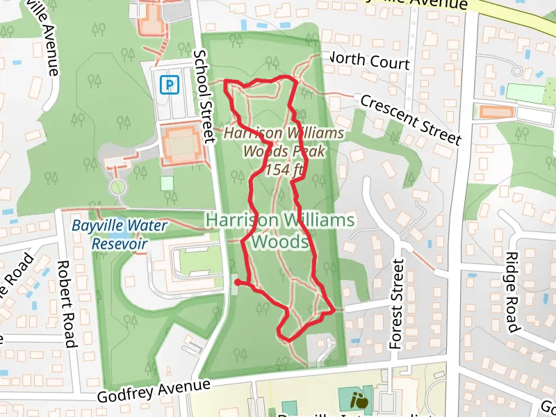 Peak Harrison Williams Woods Loop