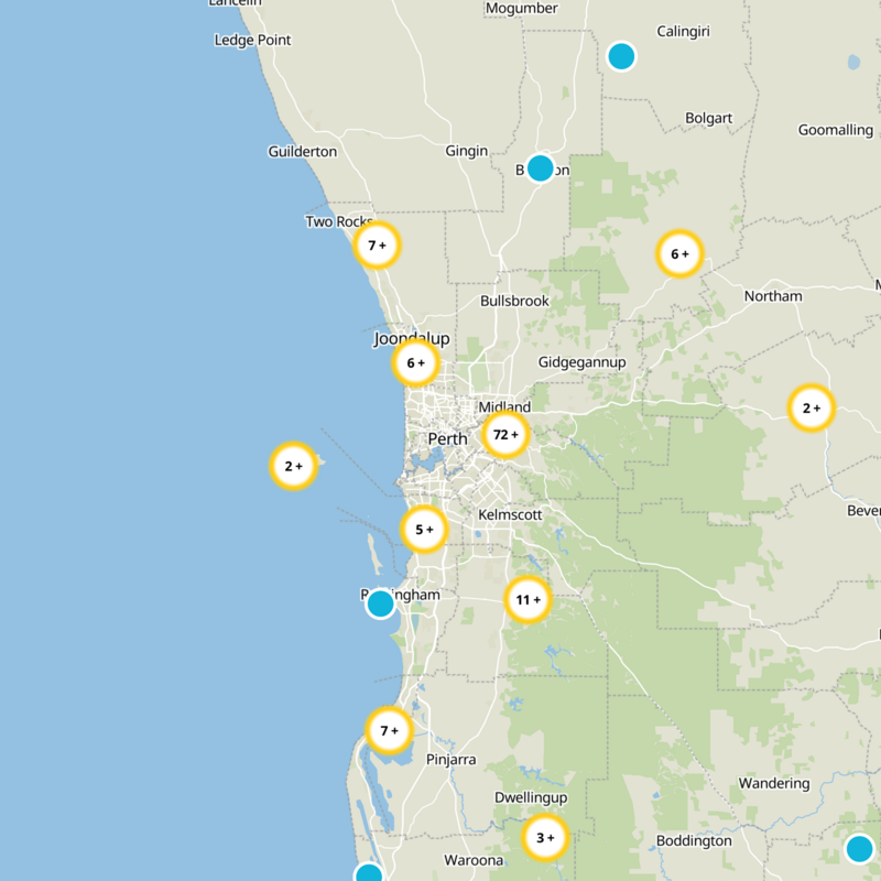 Perth Static Map