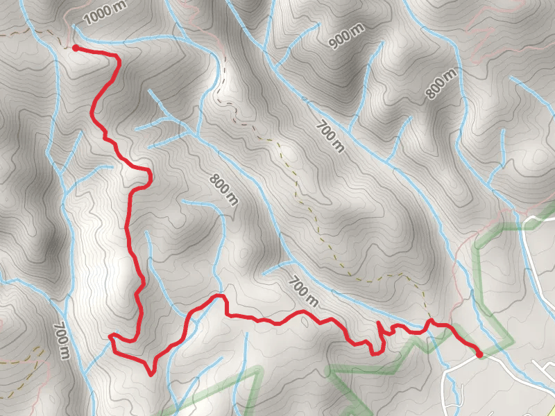 Rye Patch Trail from Hinkle Branch Powerline Road