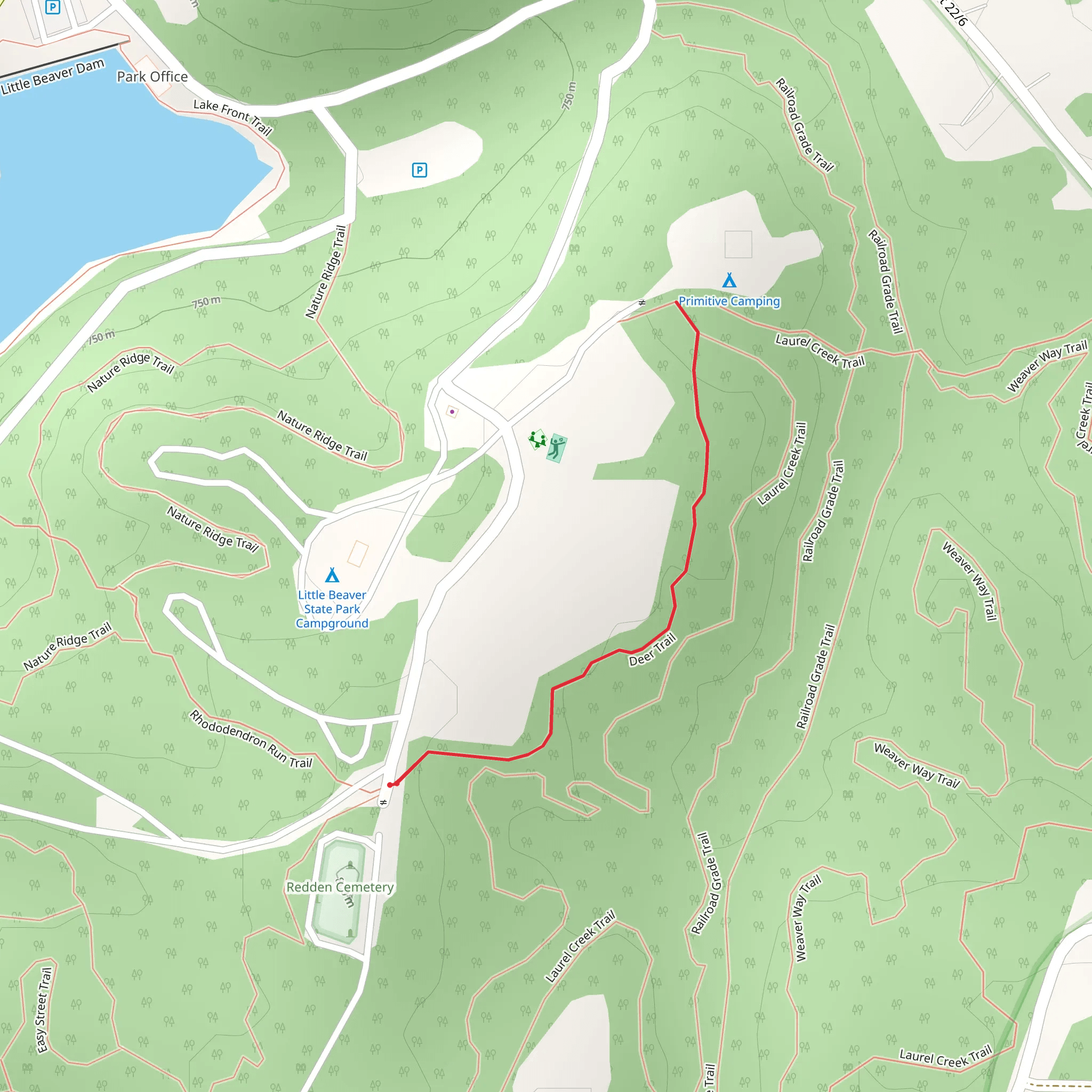 Deer Trail mobile static map