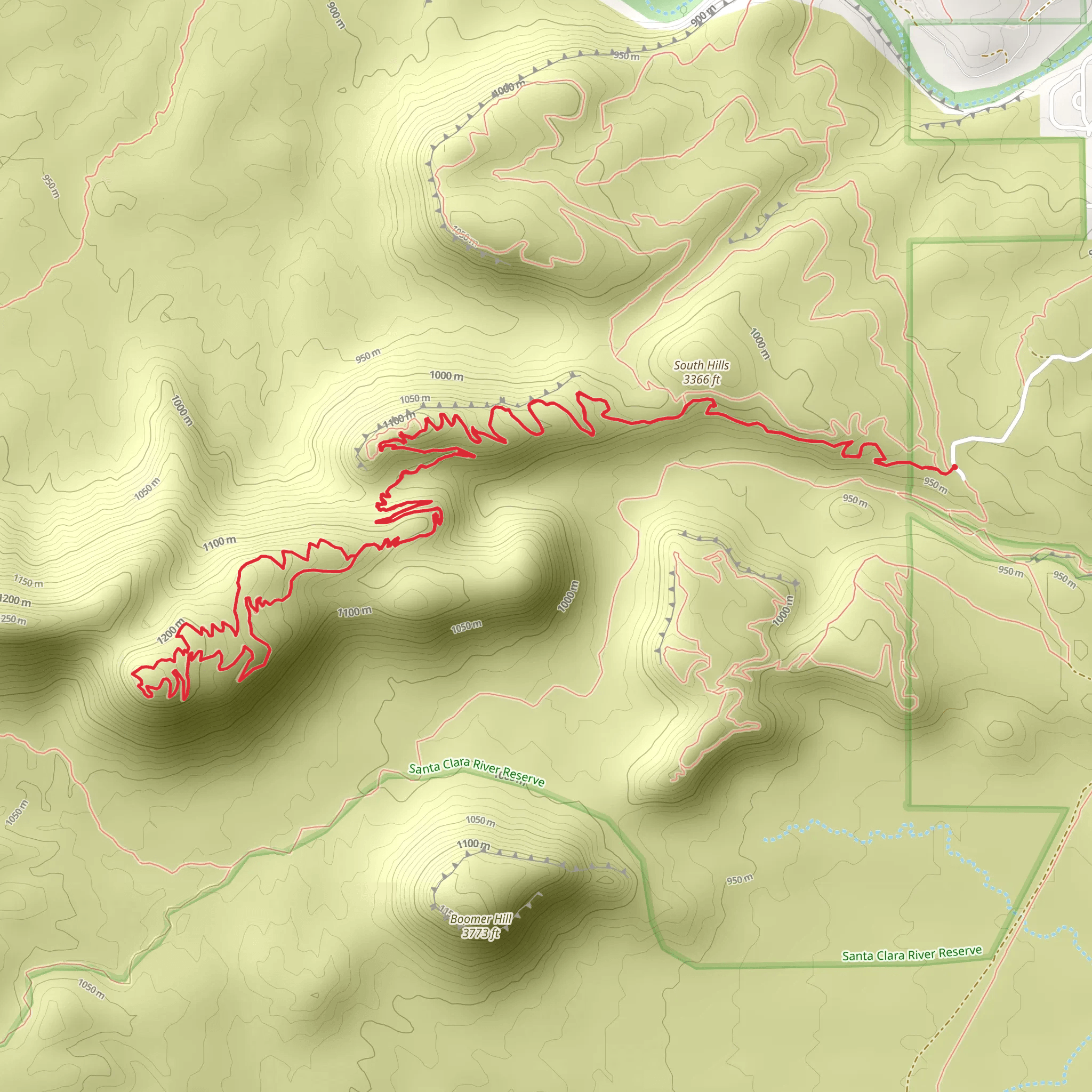 South Hills via Suicidal Tendencies mobile static map