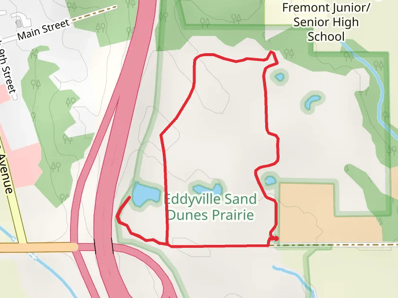 Eddyville Sand Prairie Park Loop