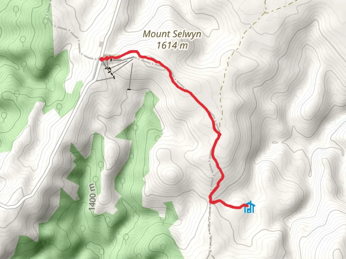 An image depicting the trail Four Mile Hut Walk and its surrounding area.