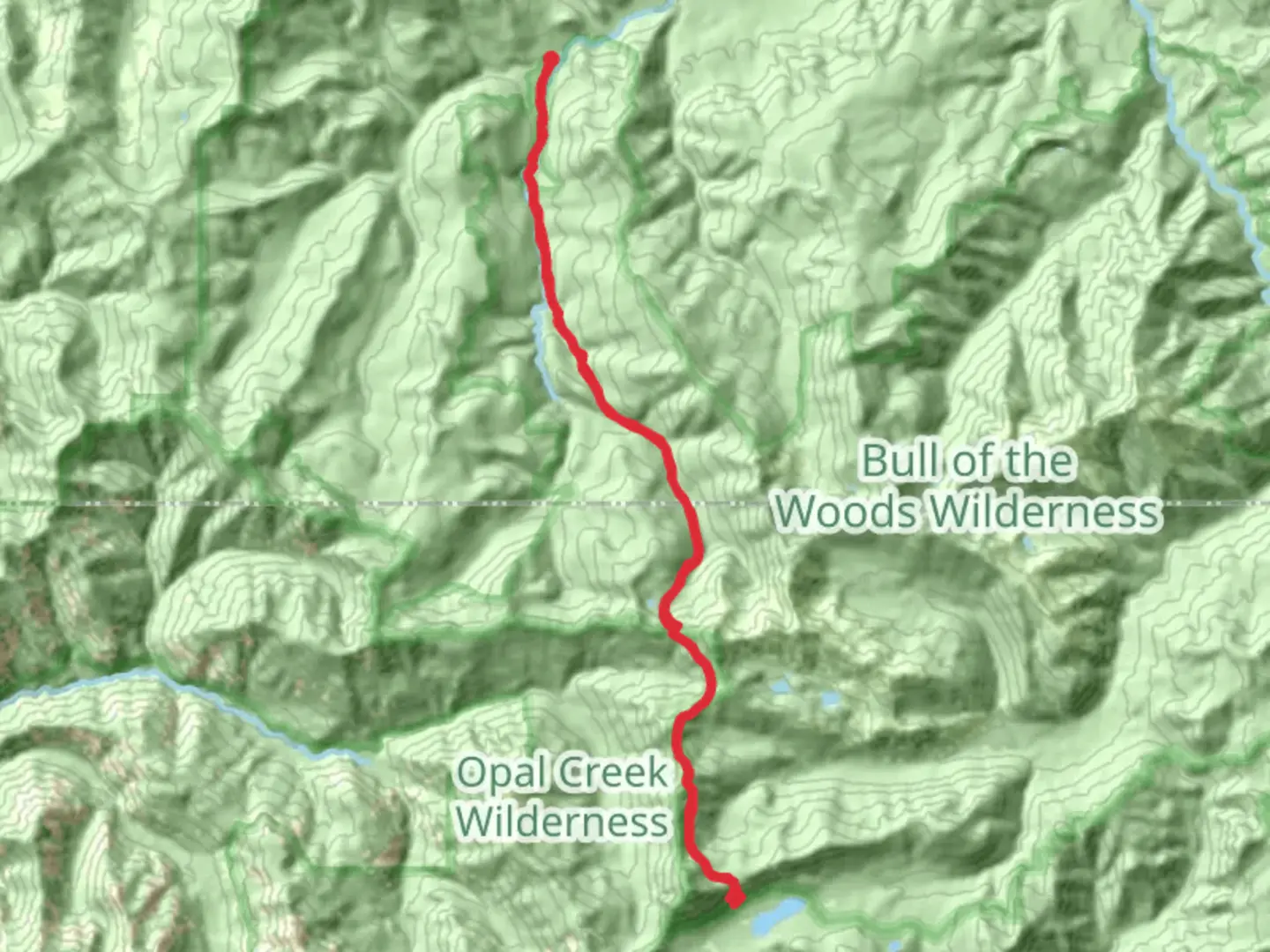 An image depicting the trail Bagby Trail and its surrounding area.