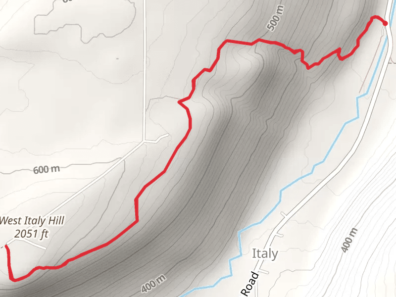 Italy Valley Road Trail