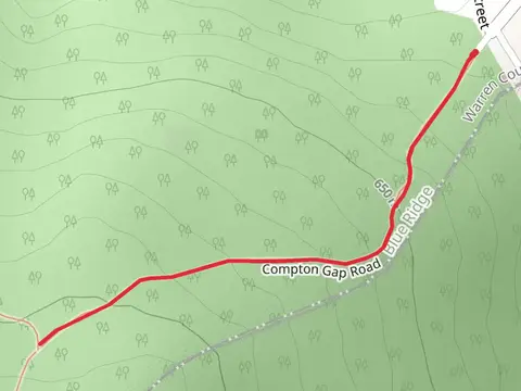 Compton Gap Fire Road Walk