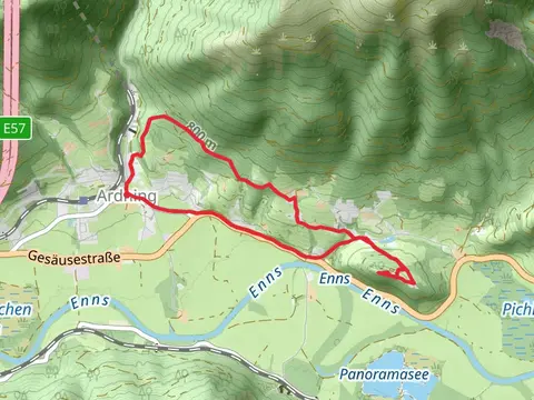Ardninger Höhenweg nach Frauenberg