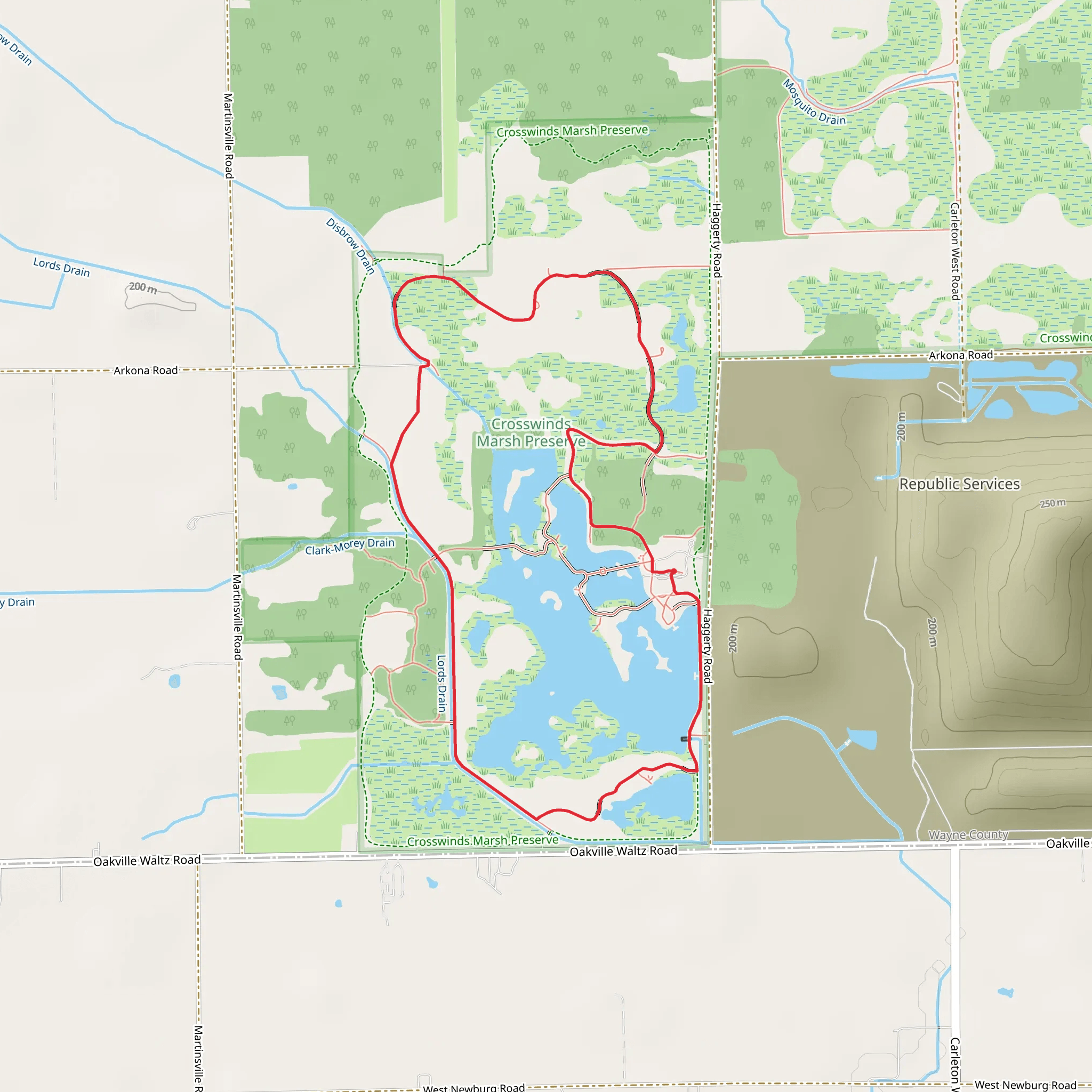Bald Eagle Loop Trail mobile static map