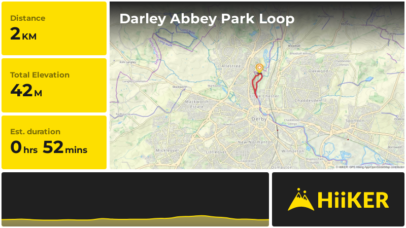 Darley Abbey Park Loop | Derby | England