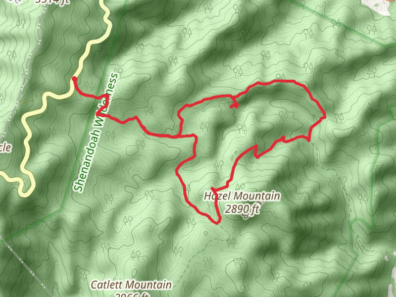 Hazel Mountain, Hazel River and Cave Falls Loop Trail