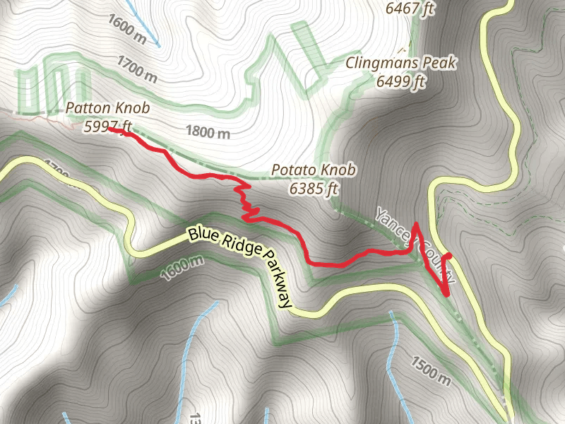Potato Knob via Mountains-to-Sea Trail