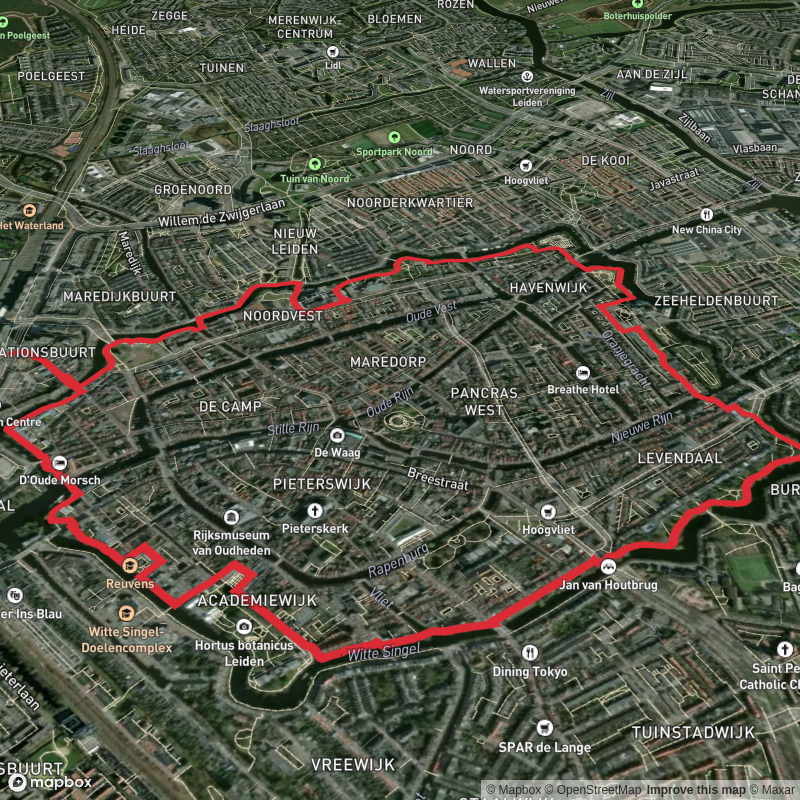 Binnenstad Loop via Zeoterwoudsesiongel