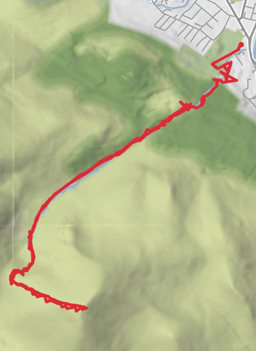 County Down Hiking mobile static map