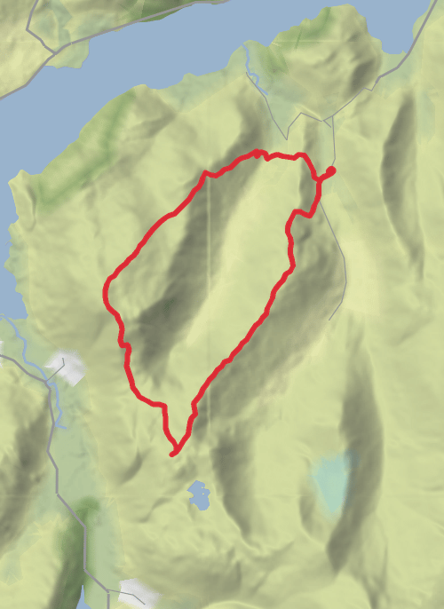 Place fell loop mobile static map