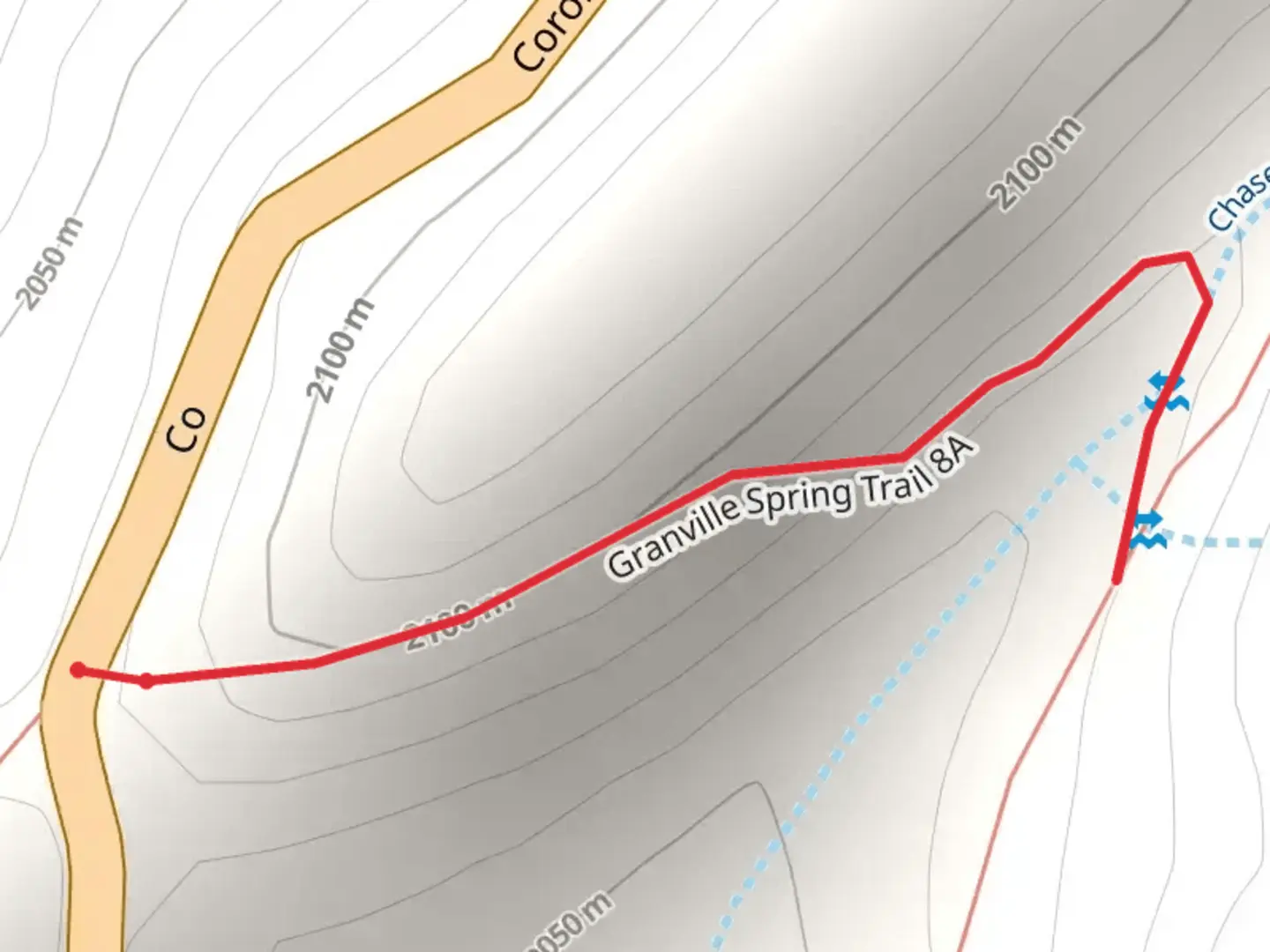 An image depicting the trail Granville Spring Trail and its surrounding area.