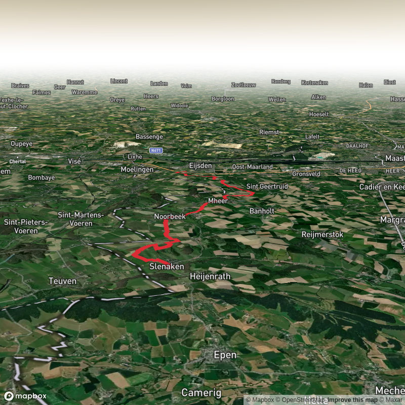 Slenaken to Mariadorp via Papen Weg and Ezels Weg