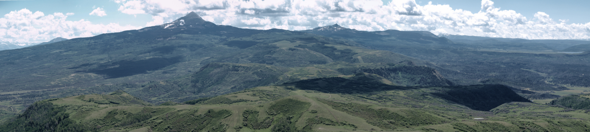 An image depicting the trail Lone Cone Peak Trail and its surrounding area.