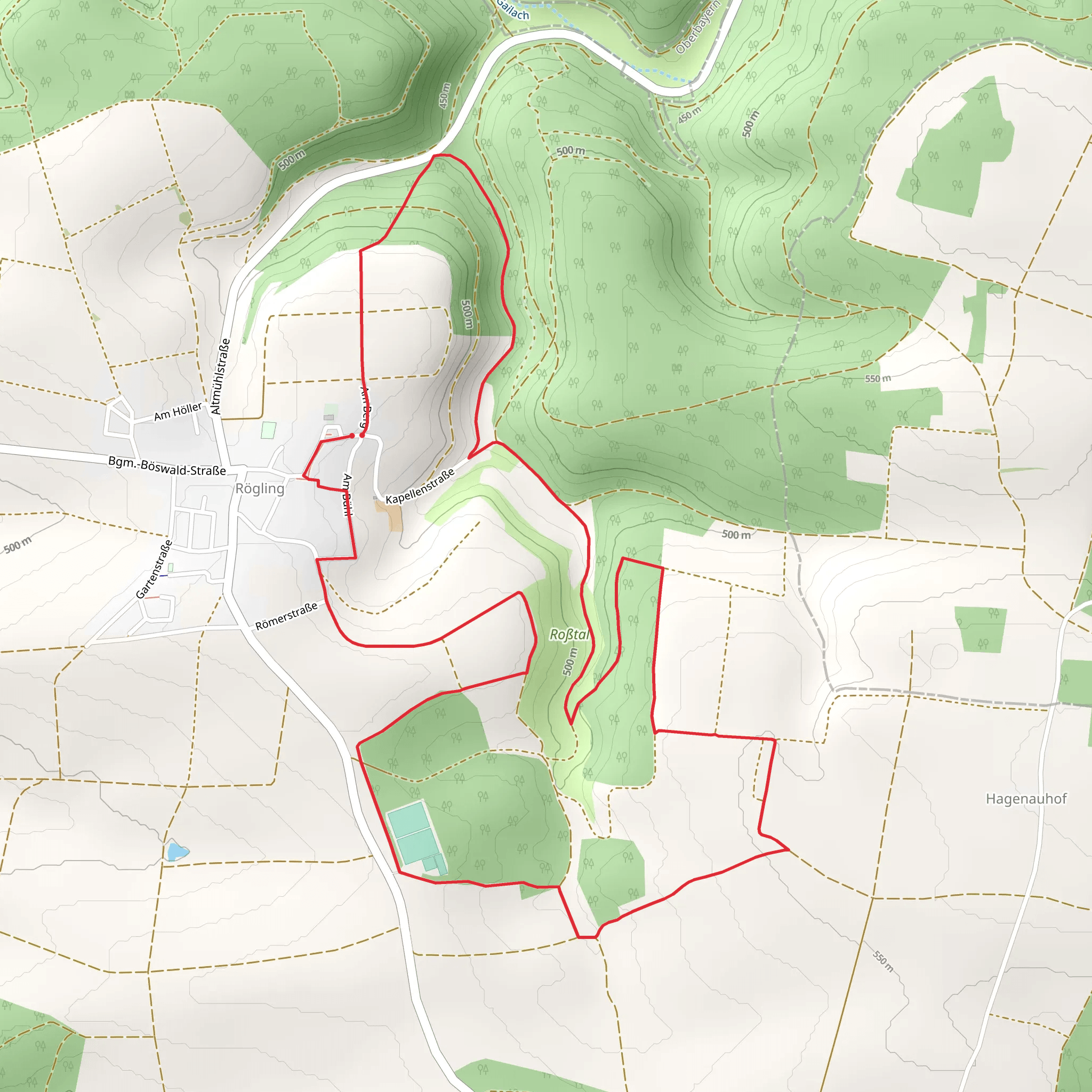 Rundwanderweg Monheim 8 mobile static map