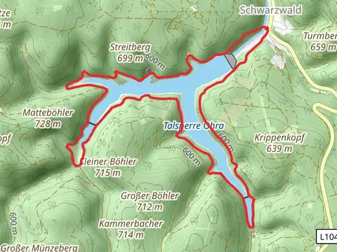 Talsperre Ohra Loop