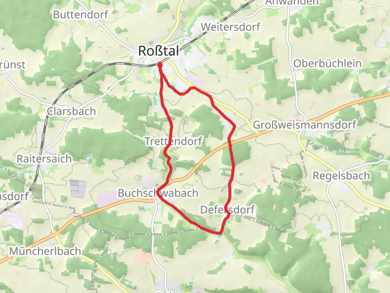 Drei Gruendles Weg and Hopfenweg