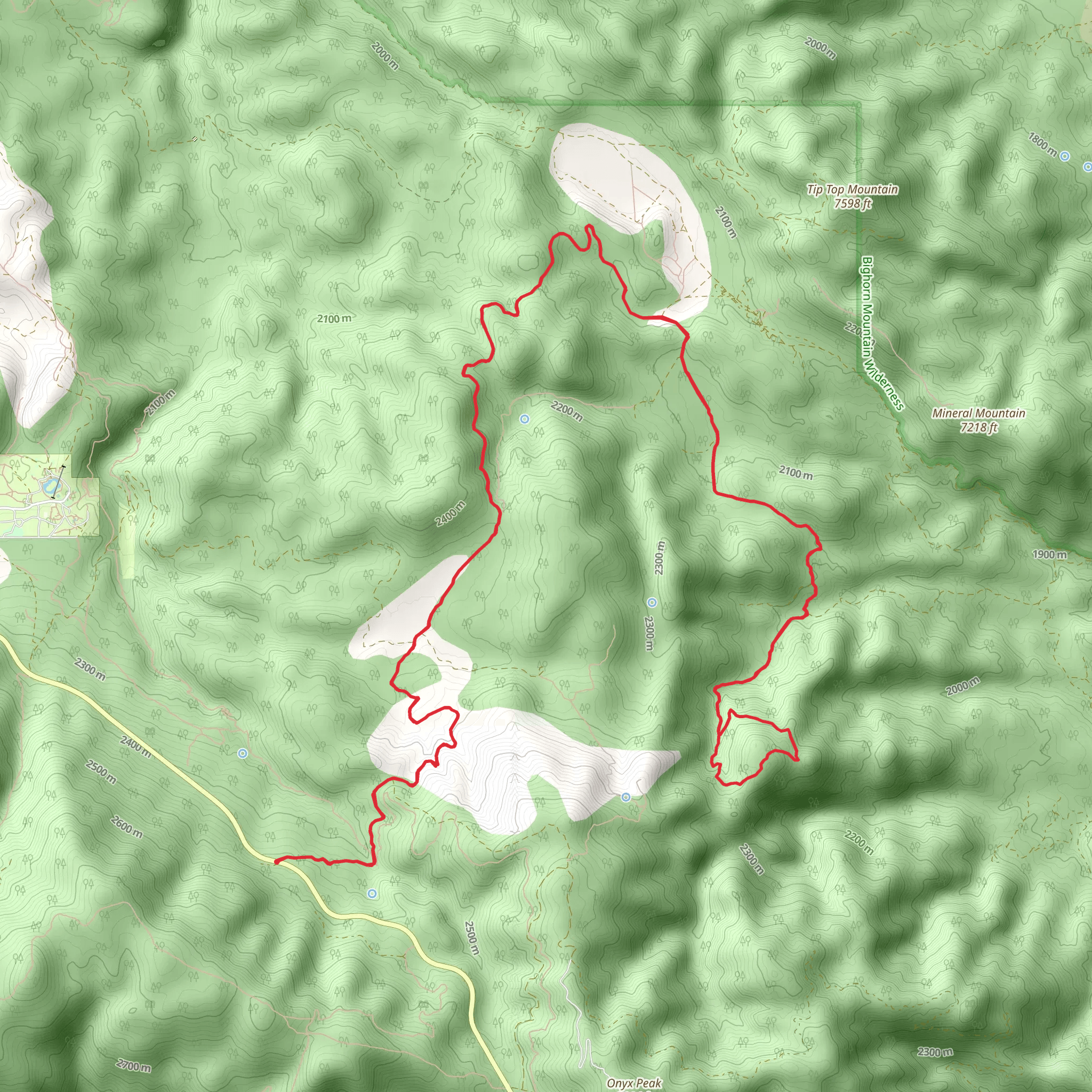 Broom Flats Road mobile static map